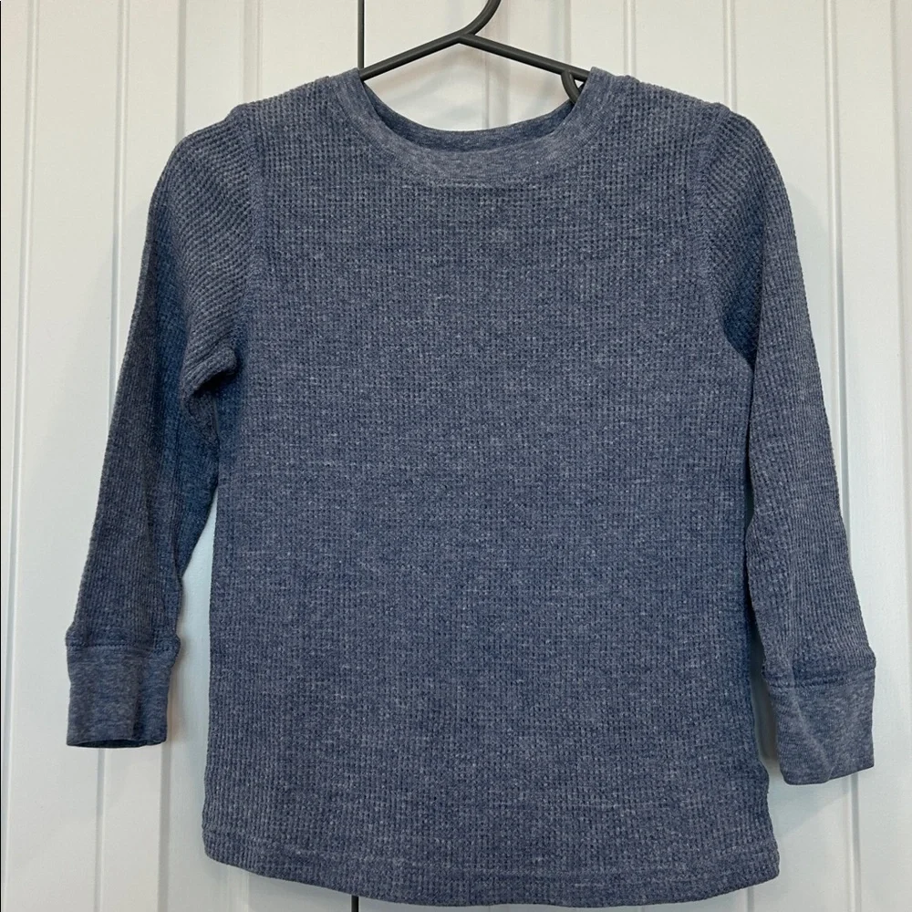 Cozy Blue Long Sleeve Tee for Kids